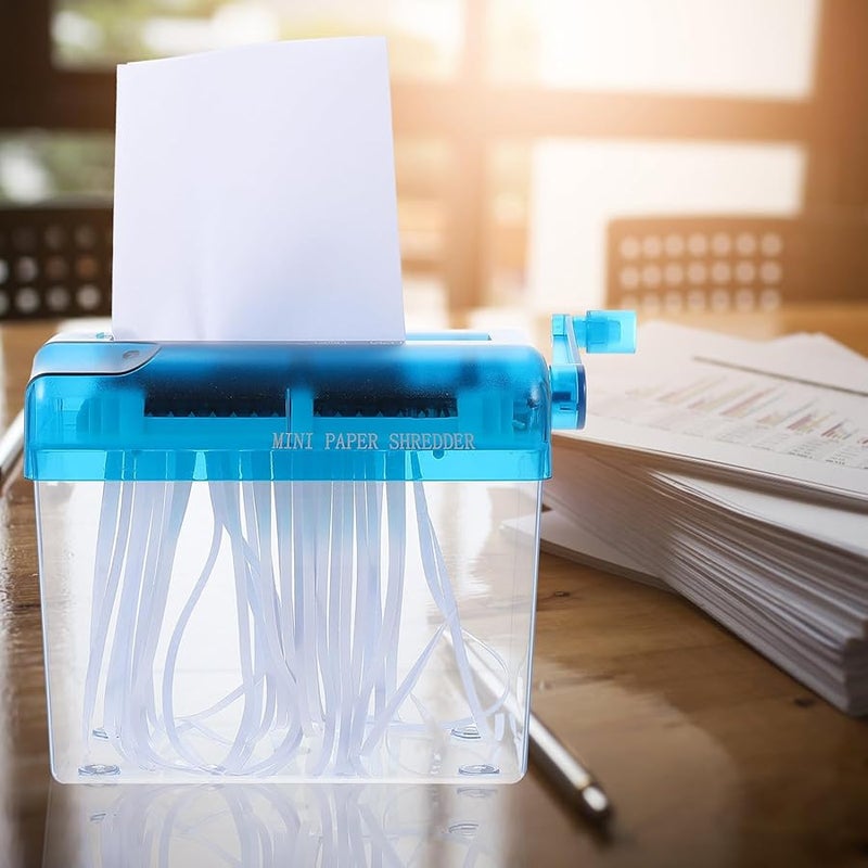 آلة تمزيق ورق يدوية محمولة لسطح المكتب، إمدادات مكتبية للاستخدام المنزلي والمدرسي - Image 5